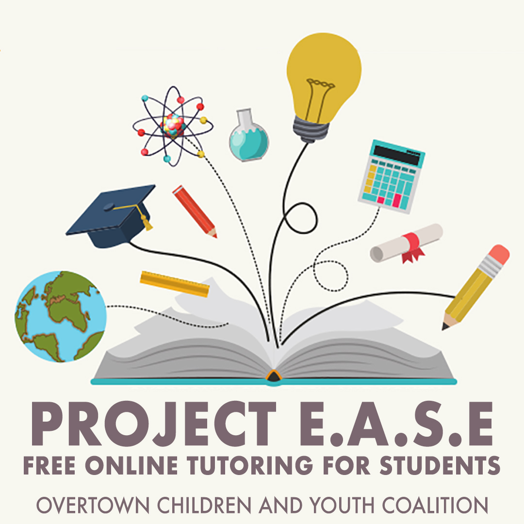 Project E.A.S.E. is a free online tutoring program offered to youth ages 14 to 21 in Overtown, FL.